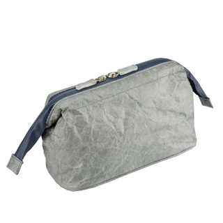 Waterproof Makeup Tyvek Bag for Purse - Lightweight Cosmetic Bag for Women & Girls Zippered with Double Slider Closure Makeup Pouch 