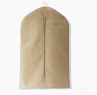 Garment Storage Hanger Bags With Zipper Closure Gusset Coat Covers Protector with Clear Round Window Water Repellent