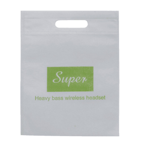 PLA Non woven Eco Friendly Heat Seal Reusable Tote Party Bag Goodie Bags Gift Bags Die Cut Handle Manufacturer Snap Botton Closure