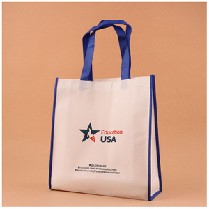 White Reusable PLA Non Woven Grocery Bags Shopping Bags Gift Bags Manufacturer Large Capacity