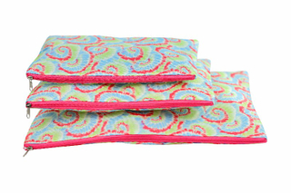 RPET Travel Pouches Storage Bags 3 Pieces Pack Manufacturer 