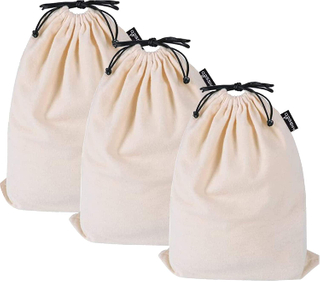 Cotton Canvas Breathable Dust-proof Drawstring Storage Pouch Bag Manufacturer 